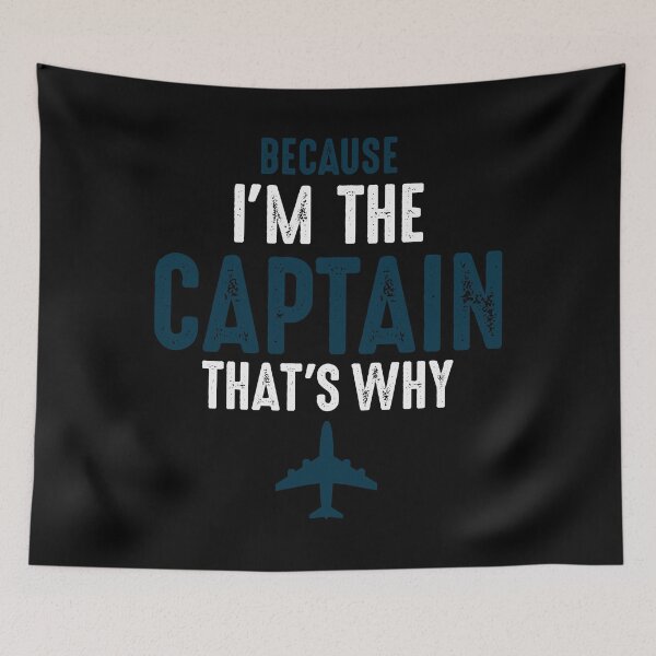 Item preview, Airplane pilot captain because I can designed and sold by ElBeDesigns.