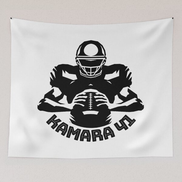 Item preview, Kamara 41 Running Back - New Orleans Saints - Silhouette Black designed and sold by NoMatterLab.