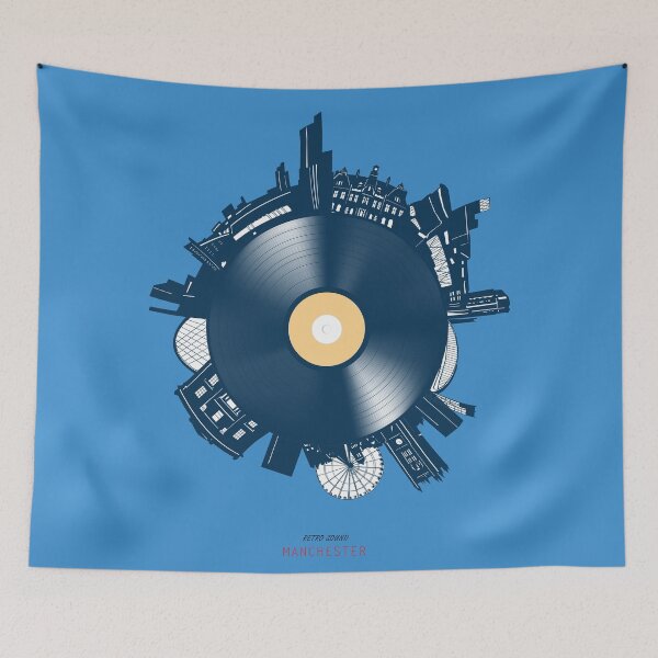 Item preview, manchester skyline vinyl designed and sold by BekimART2.