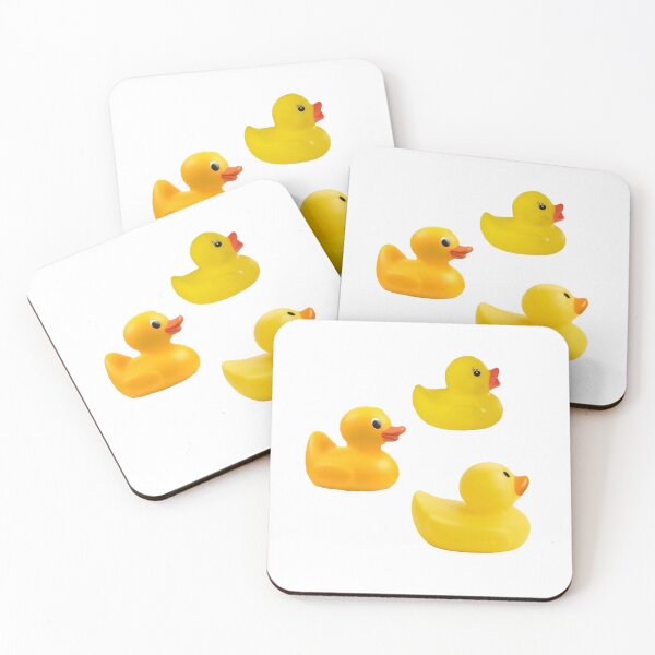 Item preview, Rubber duck friends indie yellow sticker pack designed and sold by lil-stickershop.