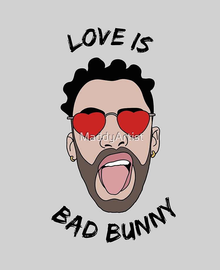 Download Valentine Bad Bunny Illustration Yo Perreo Sola J Balvin Svg Ipad Case Skin By Maddyartist Redbubble