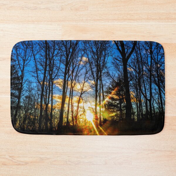 Item preview, sunset in the woods designed and sold by rclsivcreative.