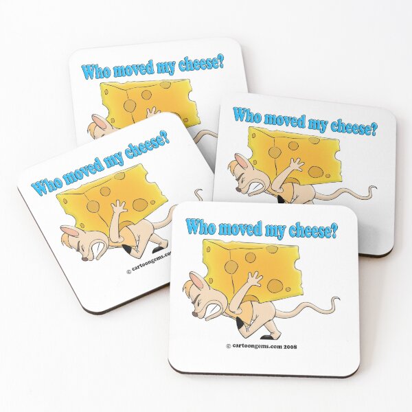 Who Moved My Cheese? Coasters (Set of 4)