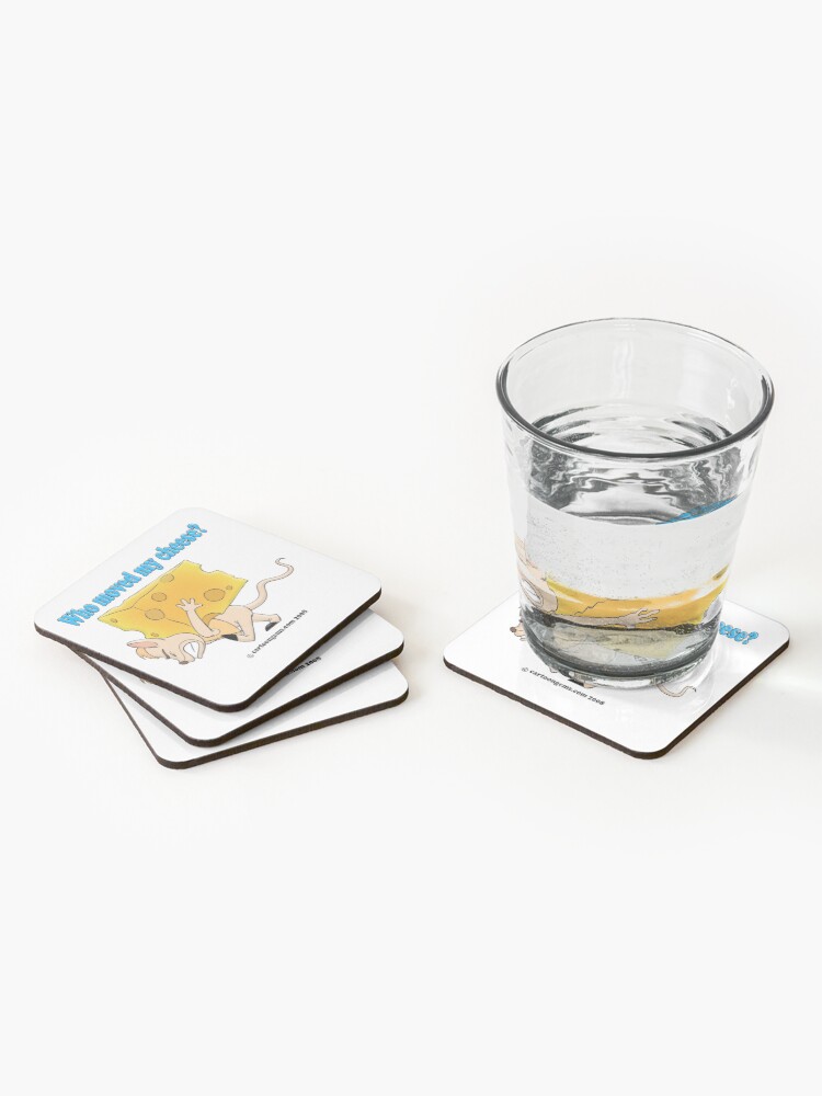 Alternate view of Who Moved My Cheese? Coasters (Set of 4)