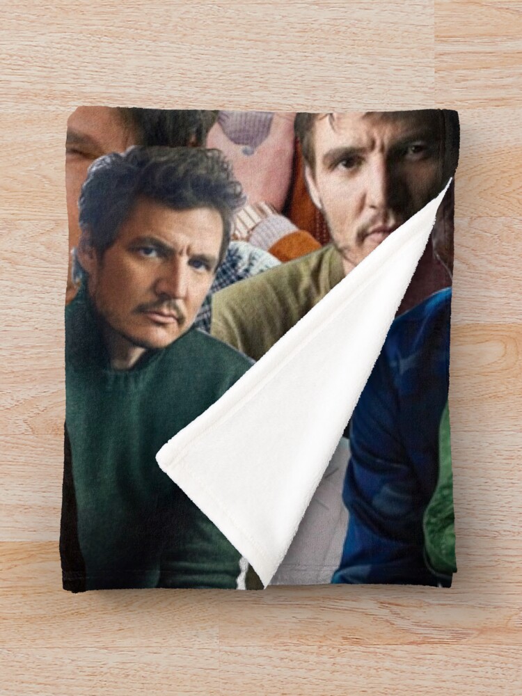 Thumbnail 3 of 6, Throw Blanket, Pedro Pascal Photo Collage designed and sold by Jess-16.