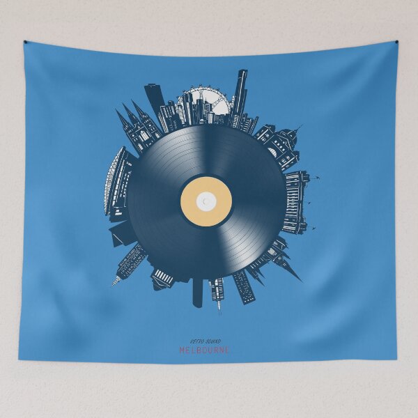 Item preview, melbourne skyline vinyl designed and sold by BekimART2.