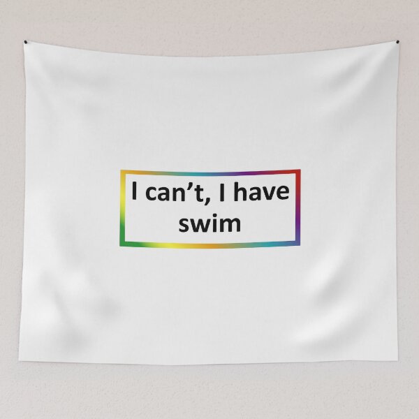 Item preview, I can't, I have swim designed and sold by SmileMiau.