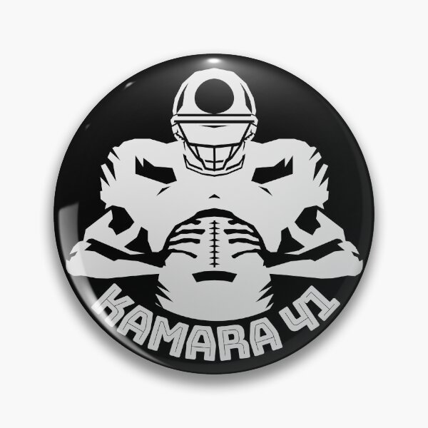 Item preview, Kamara 41 Running Back - New Orleans Saints - Silhouette White designed and sold by NoMatterLab.