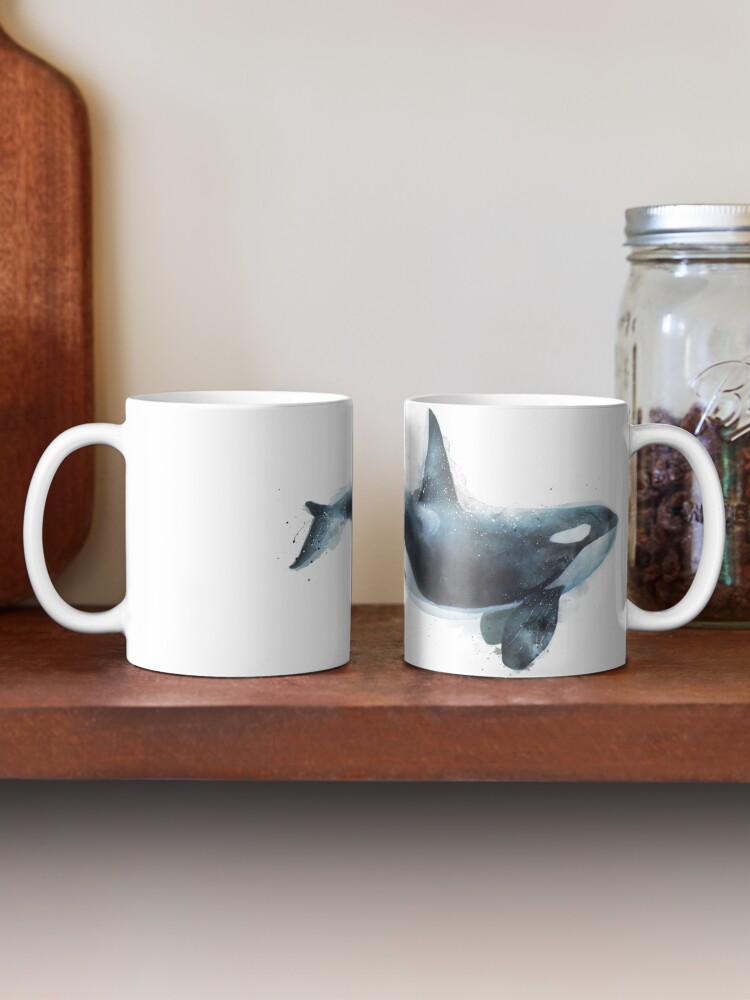 Thumbnail 2 of 6, Coffee Mug, Orca designed and sold by Amy Hamilton.