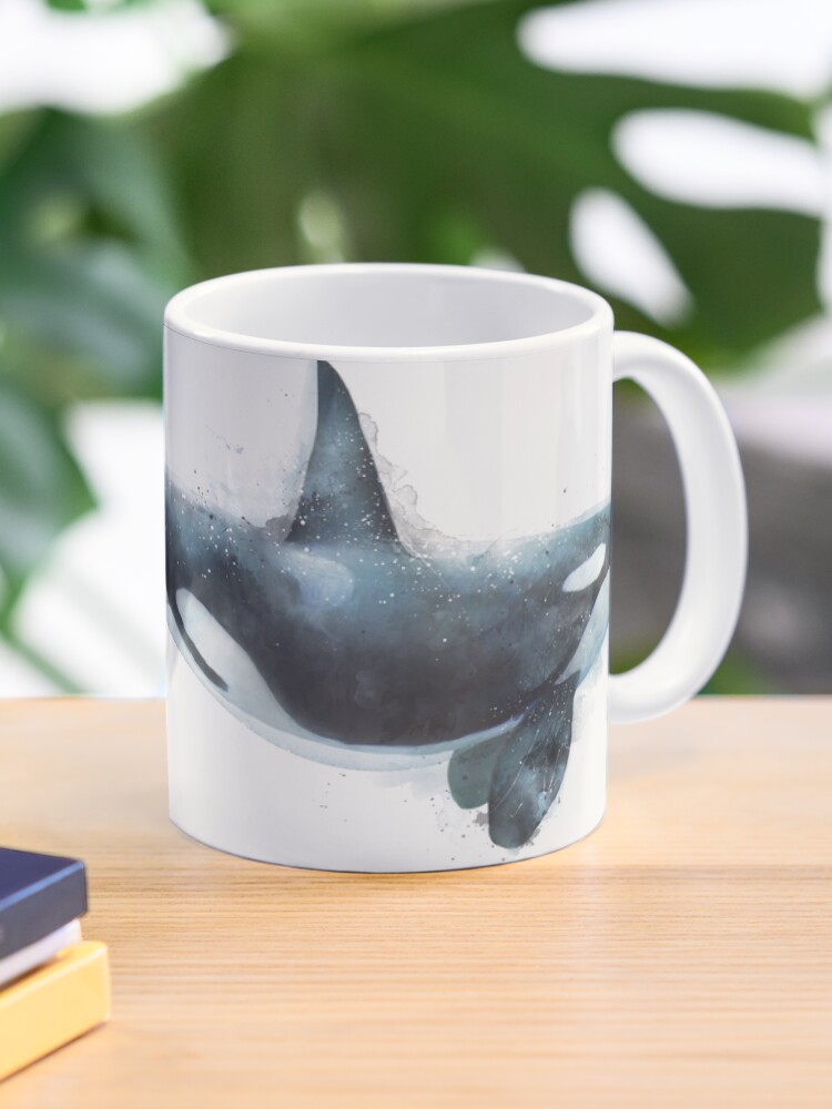 Thumbnail 1 of 6, Coffee Mug, Orca designed and sold by Amy Hamilton.