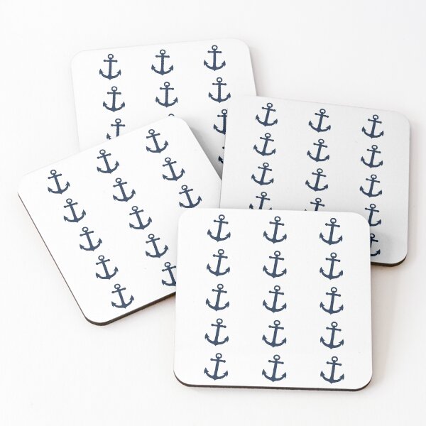 Item preview, Cool Modern Dark Navy Blue Sailing or Boating Anchor  designed and sold by Aleksandra  D.