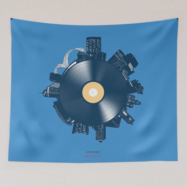 Item preview, memphis skyline vinyl designed and sold by BekimART2.