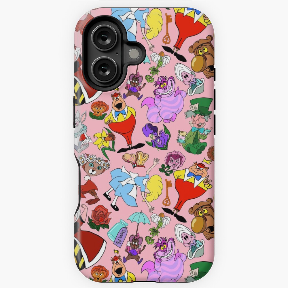 Wonderland Pink iPhone Case