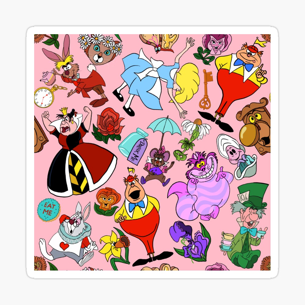 Wonderland Pink iPhone Case