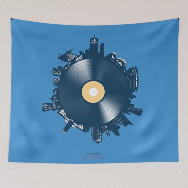 Item preview, milwaukee skyline vinyl designed and sold by BekimART2.