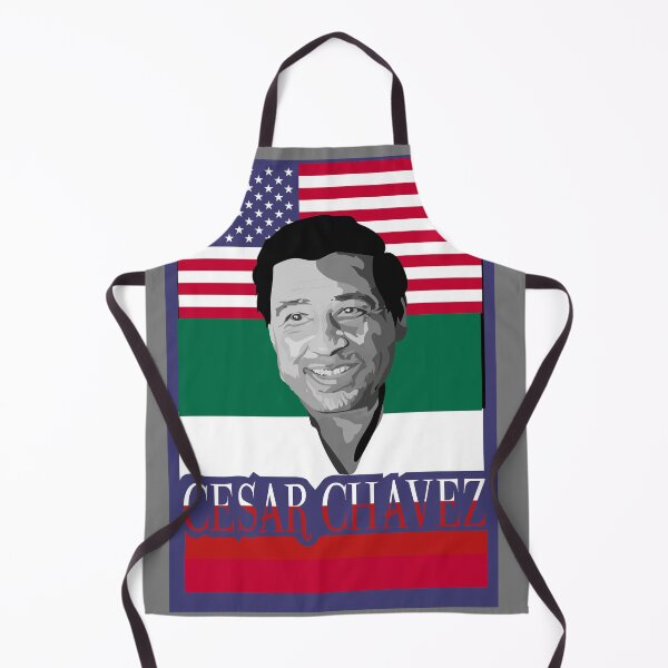 Aperçu de l'œuvre Drapeaux mexicains et américains Cesar Chavez créée et vendue par WaltTheAdobeGuy.