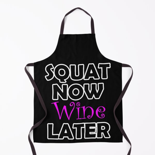 Item preview, Squat Now Wine Later - Black designed and sold by Saguiitay.