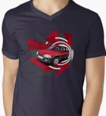 Citroen AX GTI 'Explosion' Graphic Men's V-Neck T-Shirt