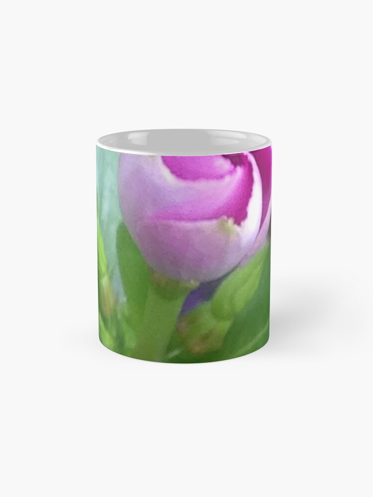 Alternate view of Pink Flower Photo Mug