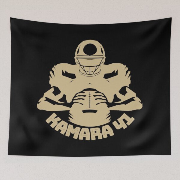 Item preview, Kamara 41 Running Back - New Orleans Saints - Silhouette Beige designed and sold by NoMatterLab.