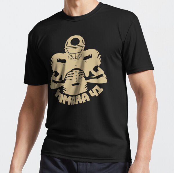 Buy the Mens Black Gold Short Sleeve New Orleans Saints 41 Kamara