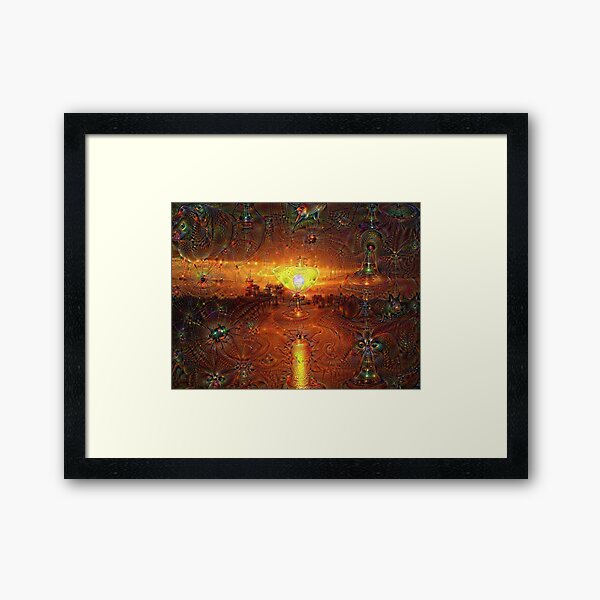 African Nightmare Framed Art Print