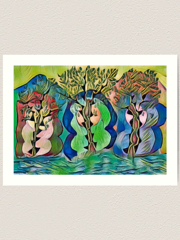 Alternate view of 3 Goddesses: Maiden, Mother/Nurturer, Crone Art Print