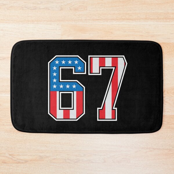 Item preview, 67 American Lucky Number Sixty-seven United States Flag designed and sold by Urosek.
