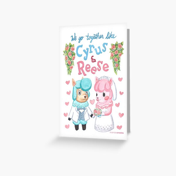 Cyrus & Reese Greeting Card