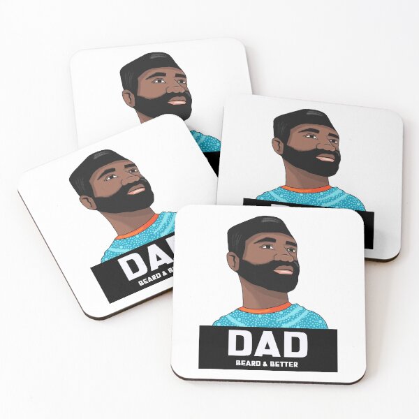 Item preview, DADS WITH BEARDS ARE BETTER designed and sold by Pinu005.