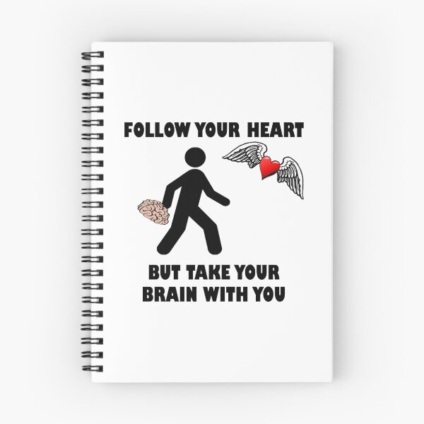 Item preview, Follow Your Heart Brain designed and sold by TheBestStore.