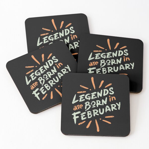Item preview, Legends Are Born In February designed and sold by Qudkin.
