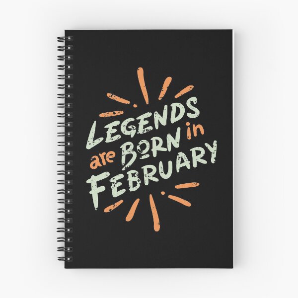 Item preview, Legends Are Born In February designed and sold by Qudkin.