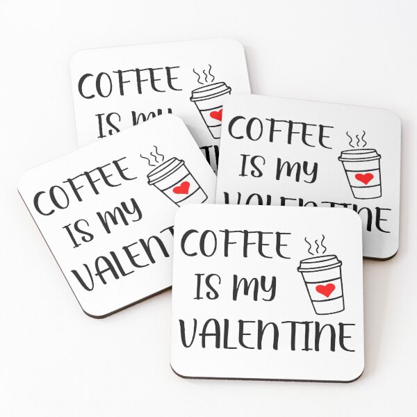 Item preview, Coffee is my valentine designed and sold by nalo2.