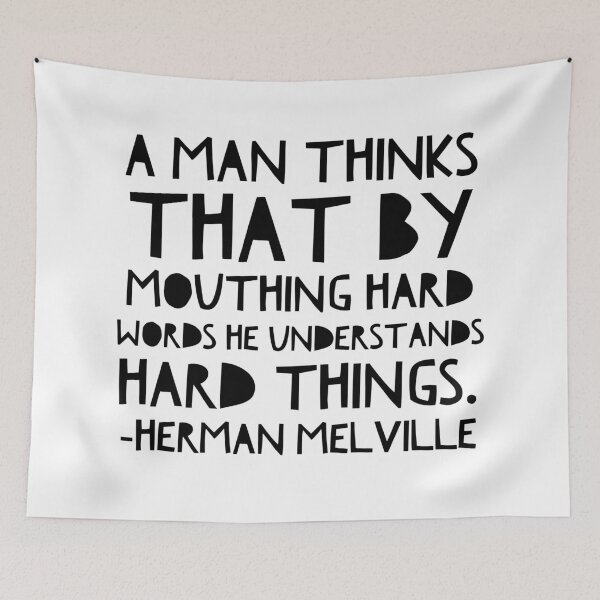 Item preview, Herman Melville Quote designed and sold by EvolutionWisdom.