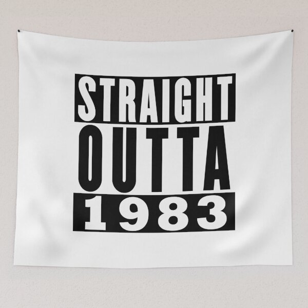 Item preview, Straight Outta 1983 Birthday designed and sold by RandomStuffShop.