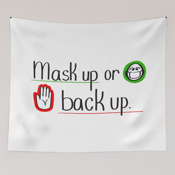 Item preview, Mask up or Back up designed and sold by akarae.