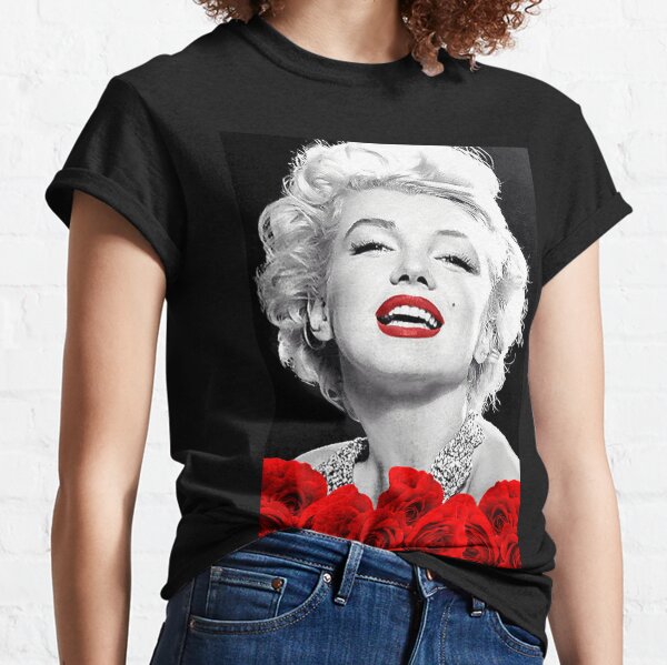  Marilyn Monroe Pink Autograph Xoxo T-Shirt : Clothing, Shoes &  Jewelry