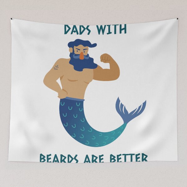 Item preview, DADS WITH BEARDS ARE BETTER designed and sold by Pinu005.
