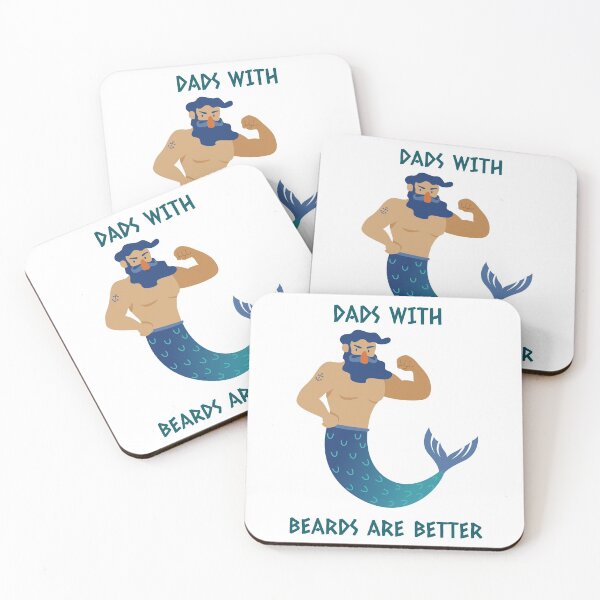 Item preview, DADS WITH BEARDS ARE BETTER designed and sold by Pinu005.