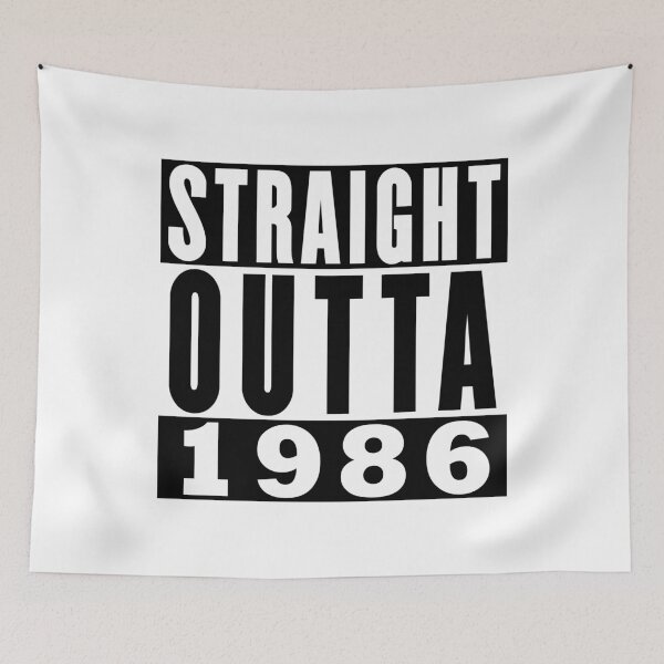 Item preview, Straight Outta 1986 Birthday designed and sold by RandomStuffShop.