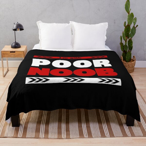 Item preview, I am with poor noob (funny meme) designed and sold by Infdesigner.