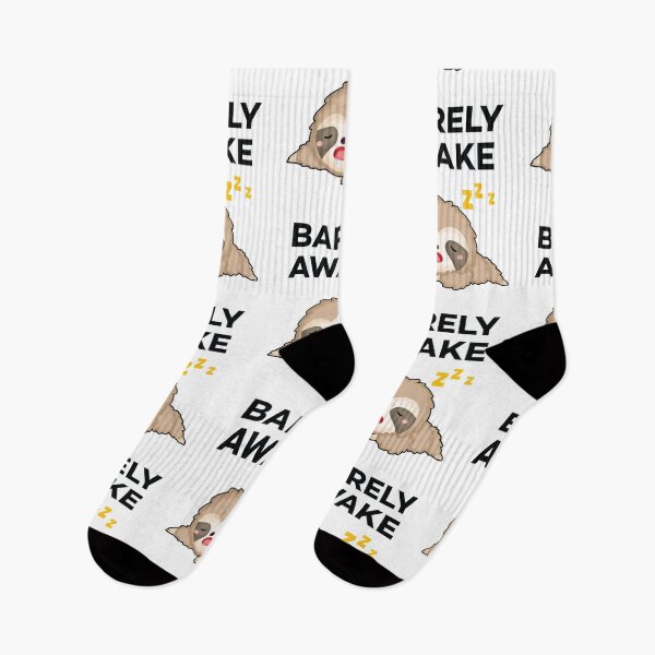 Item preview, Barely Awake - Funny Sleepy and Lazy Sloth Quotes designed and sold by Scratches Tees.