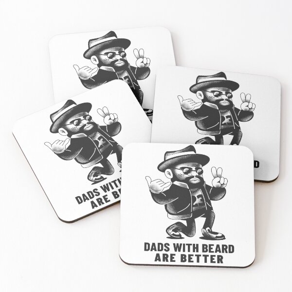 Item preview, DADS WITH BEARDS ARE BETTER designed and sold by Pinu005.