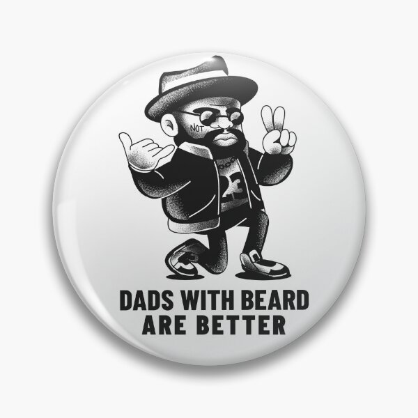 Item preview, DADS WITH BEARDS ARE BETTER designed and sold by Pinu005.