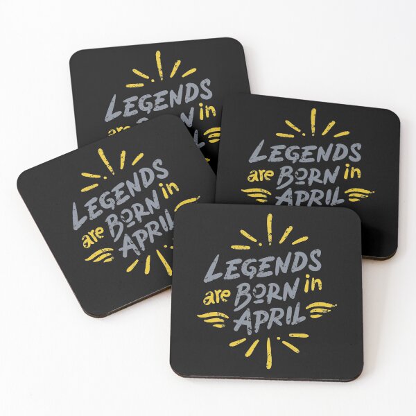 Item preview, Legends Are Born In April designed and sold by Qudkin.