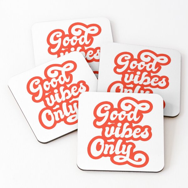 Item preview, Good Vibes Only - Retro Hippie Style Quote designed and sold by CoolSilhouettes.
