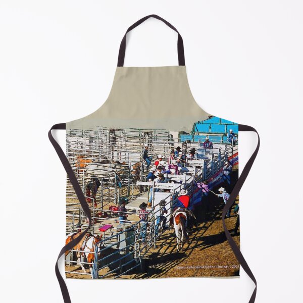 Item preview, Behind the Scene at the Rodeo Steve Yellowbear Fine Art 2021 designed and sold by SteveYellowbear.