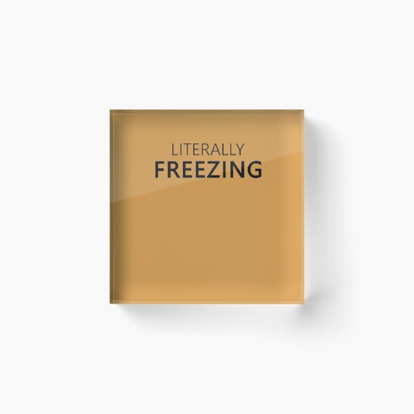 Item preview,  Literally Freezing Cold : Funny winter Sweatshirt designed and sold by FunnyDSN.