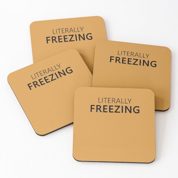Item preview,  Literally Freezing Cold : Funny winter Sweatshirt designed and sold by FunnyDSN.